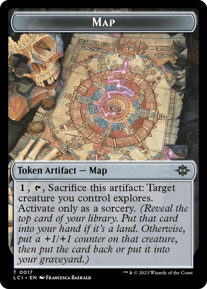 Map // Gnome Soldier Double-Sided Token [The Lost Caverns of Ixalan Tokens]