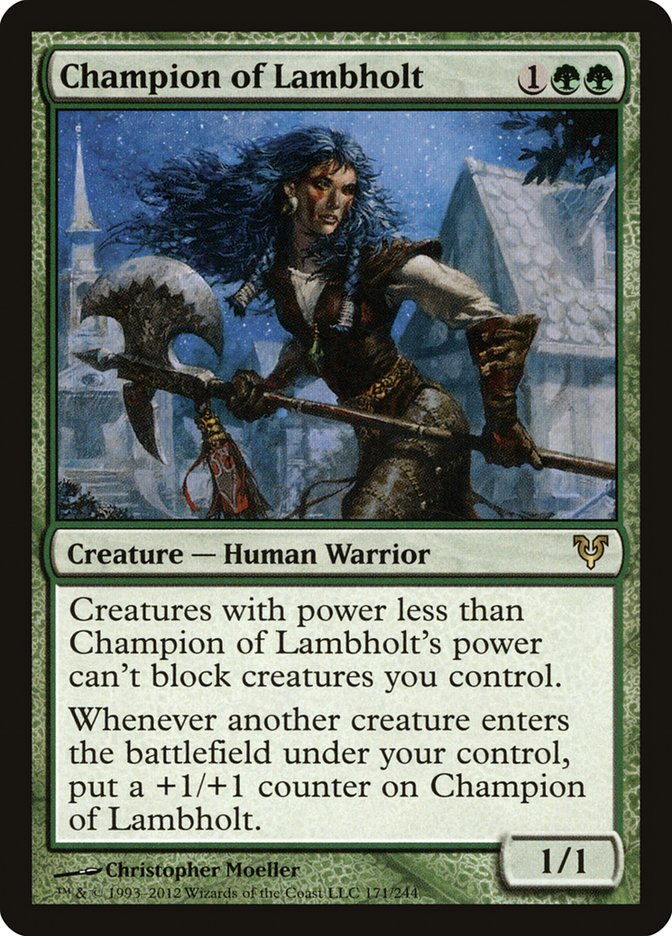 Champion of Lambholt [Avacyn Restored]