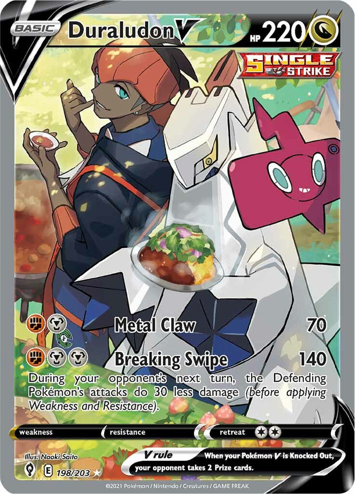 Duraludon V (198/203) (Alternate Art) [Sword & Shield: Evolving Skies] - Graded