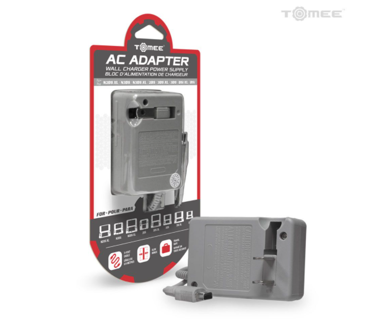 AC Adapter for 2DS, 3DS, DSi - Tomee