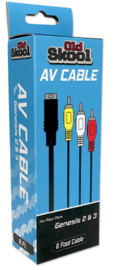 AV Cable for Genesis 2, 3, Nomad (GEN) - OLD SKOOL