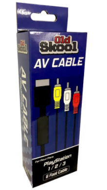 AV Cable (PSX / PS2 / PS3) - OLD SKOOL