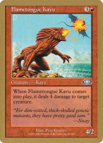 Flametongue Kavu (Jan Tomcani) [World Championship Decks 2001]