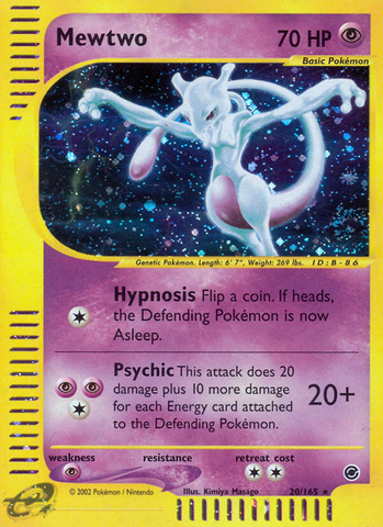 Mewtwo (20/165) [Expedition: Base Set]