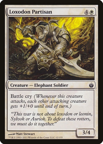 Loxodon Partisan [Mirrodin Besieged]