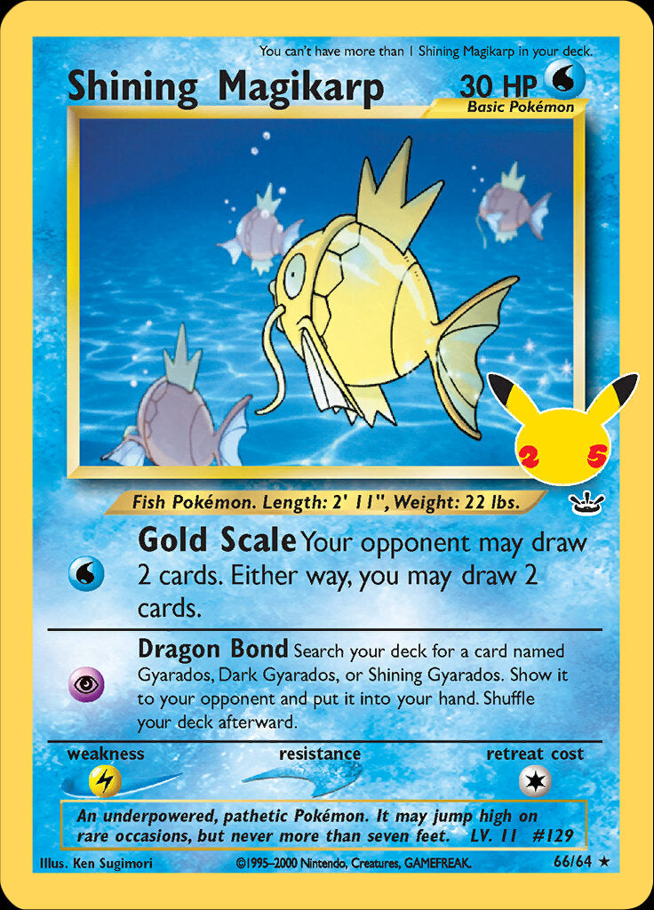 Shining Magikarp (66/64) [Celebrations: 25th Anniversary
