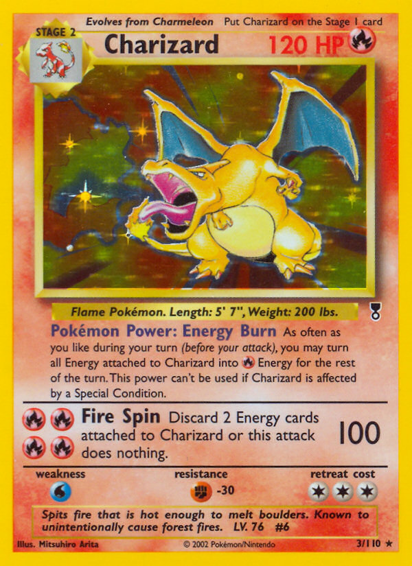 Charizard (3/110) [Legendary Collection] - Graded