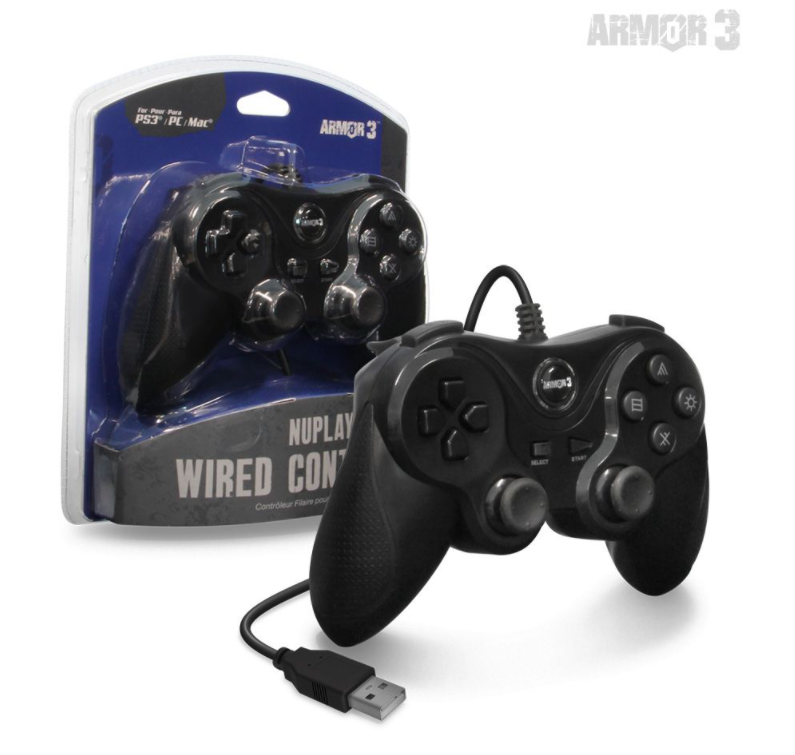 NuPlay PS3® Wired Game Controller (PS3) - Armor3