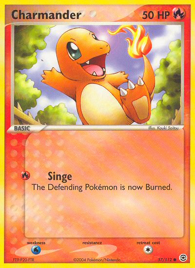 Charmander (57/112) [EX: FireRed & LeafGreen] Reverse - Graded