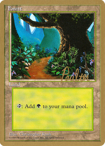 Forest (pp376) (Preston Poulter) [Pro Tour Collector Set]