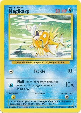 Magikarp (35/102) [Base Set] - Graded