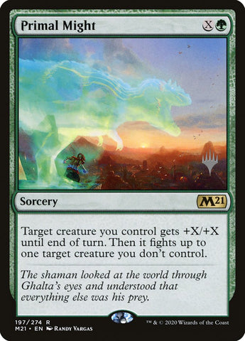 Primal Might (Promo Pack) [Core Set 2021 Promos]