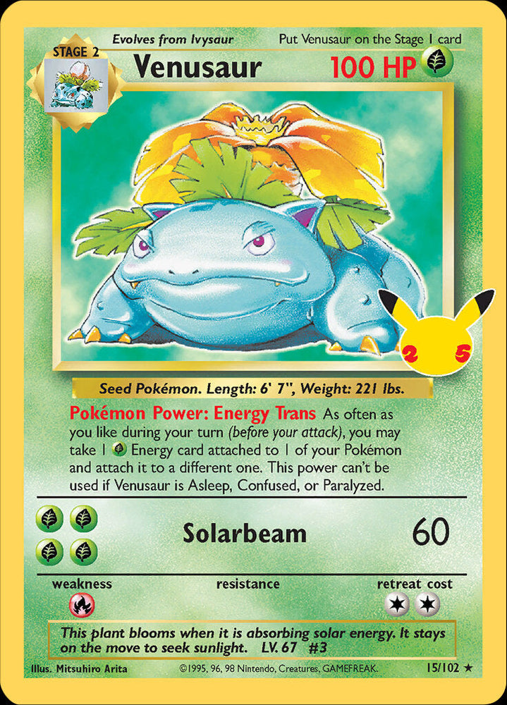 Venusaur (002/025) [Celebrations: 25th Anniversary Japanese s8a-p] - Graded