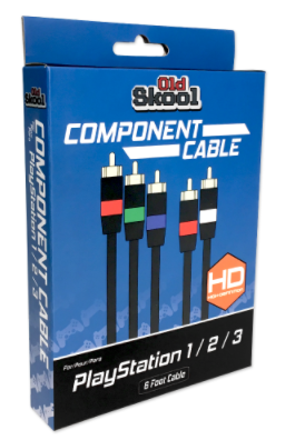 Component AV Cable (PS2 / PS3) - OLD SKOOL