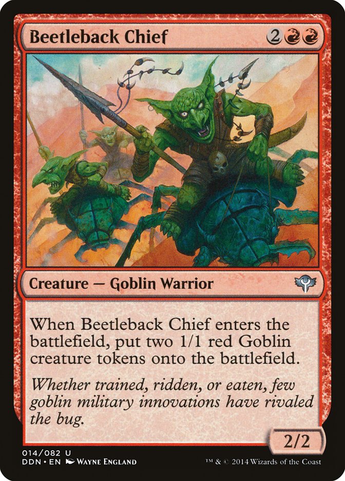 Beetleback Chief [Duel Decks: Speed vs. Cunning]