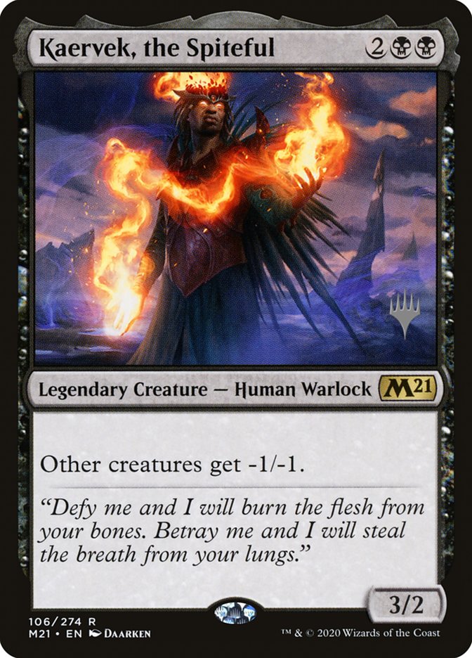 Kaervek, the Spiteful (Promo Pack) [Core Set 2021 Promos]