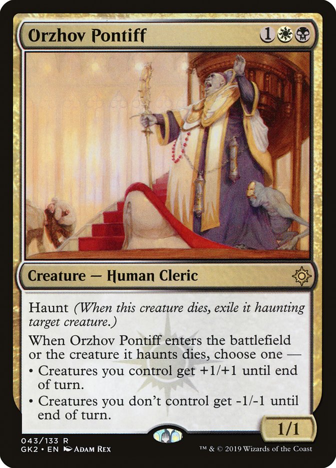 Orzhov Pontiff [Ravnica Allegiance Guild Kit]