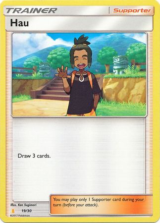 Hau (19/30) [Sun & Moon: Trainer Kit - Alolan Raichu]