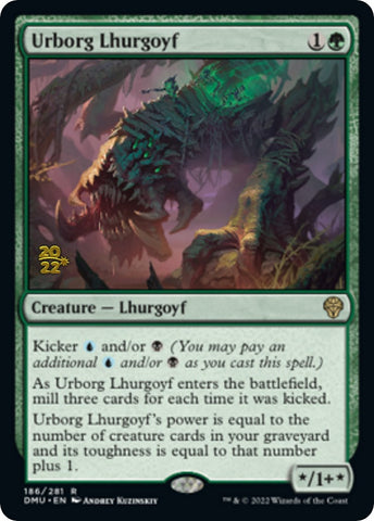 Urborg Lhurgoyf [Dominaria United Prerelease Promos]