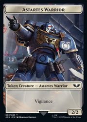 Astartes Warrior (001) // Cherubael Double-sided Token [Universes Beyond: Warhammer 40,000 Tokens]