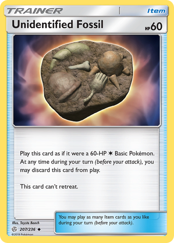 Unidentified Fossil (207/236) [Sun & Moon: Cosmic Eclipse]