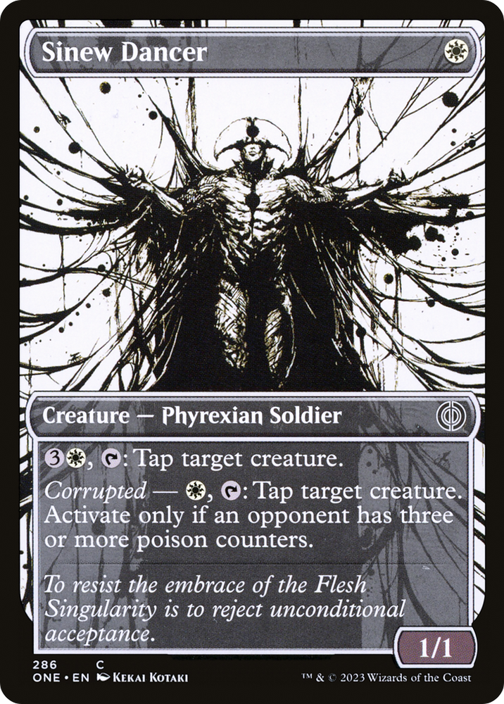 Sinew Dancer (Showcase Ichor) [Phyrexia: All Will Be One]