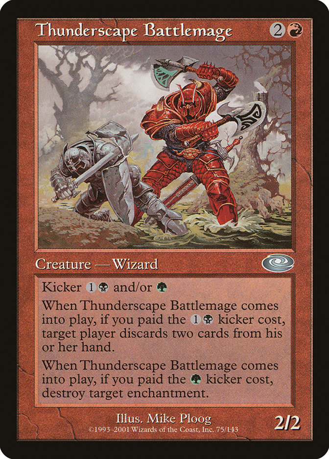 Thunderscape Battlemage [Planeshift]