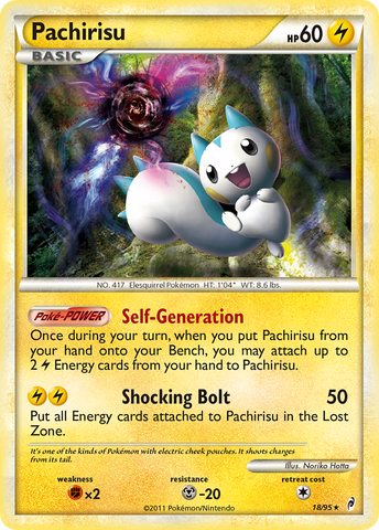 Pachirisu (18/95) [HeartGold & SoulSilver: Call of Legends]