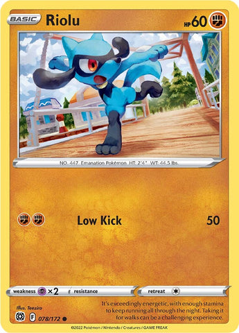 Riolu (078/172) [Sword & Shield: Brilliant Stars]