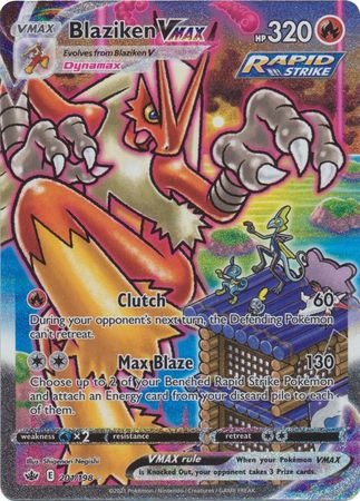Blaziken VMAX (201/198) [Sword & Shield: Chilling Reign] - Graded