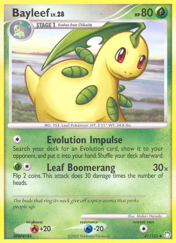 Bayleef (41/123) [Diamond & Pearl: Mysterious Treasures]