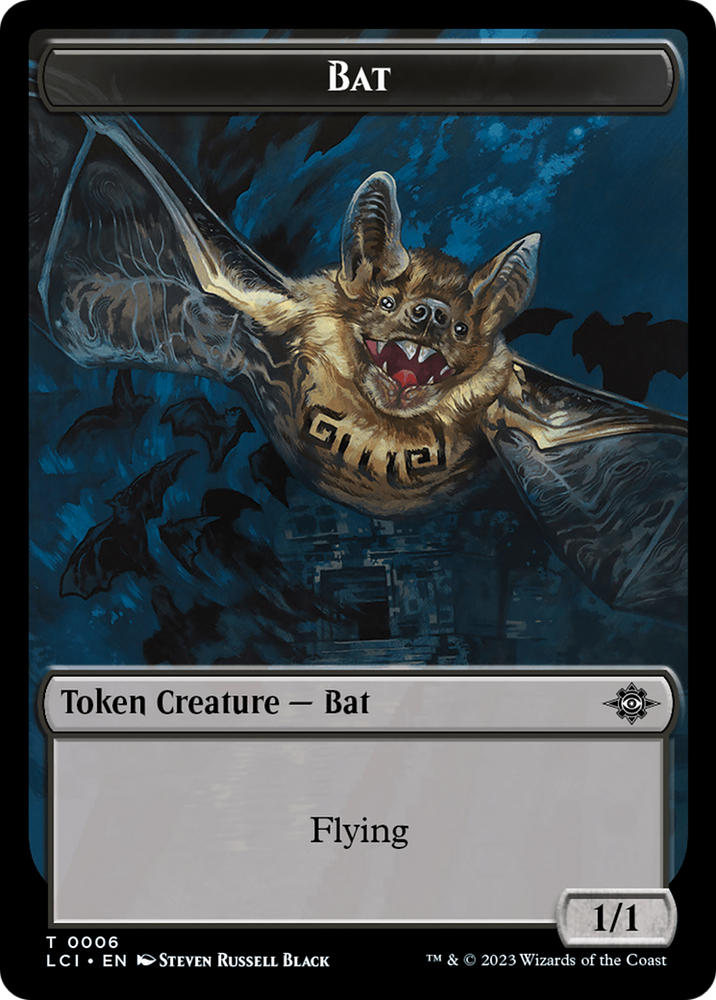Gnome // Bat Double-Sided Token [The Lost Caverns of Ixalan Tokens]