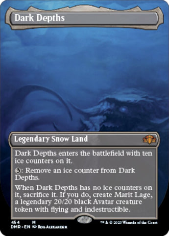 Dark Depths (Borderless Alternate Art) [Dominaria Remastered]