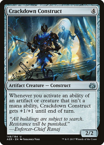 Crackdown Construct [Aether Revolt]