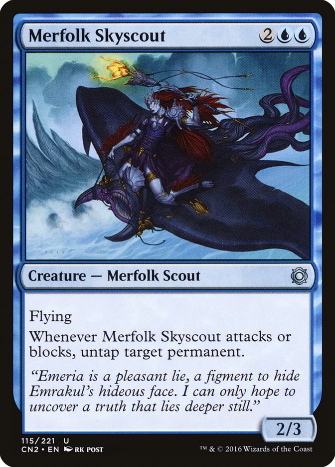 Merfolk Skyscout [Conspiracy: Take the Crown]