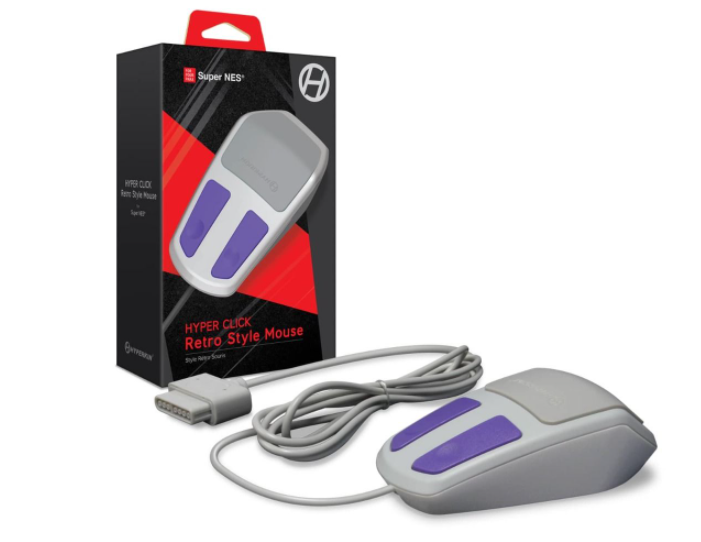 Hyper Click Retro Style Mouse (SNES) - Hyperkin