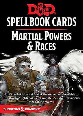Spellbook Cards - Martial Powers & Races