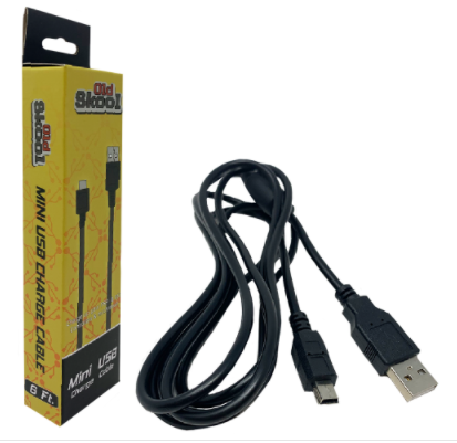 Mini USB Charge/Sync Cable for Controllers (PS3 / PSP) - OLD SKOOL