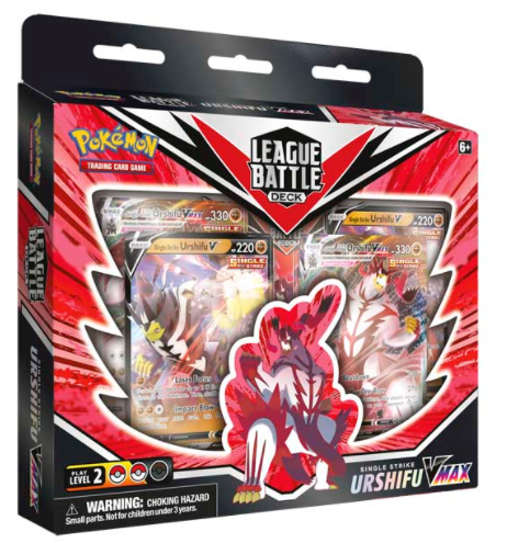 Pokémon TCG: Rapid Strike Urshifu VMAX or Single Strike Urshifu VMAX League Battle Deck
