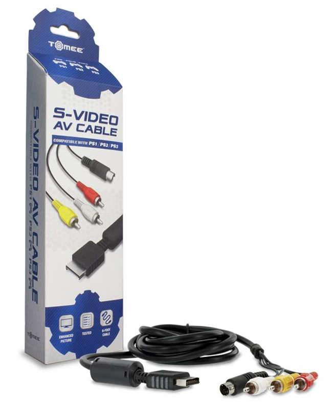 S -Video AV Cable (PS1 / PS2 / PS3) - Tomee