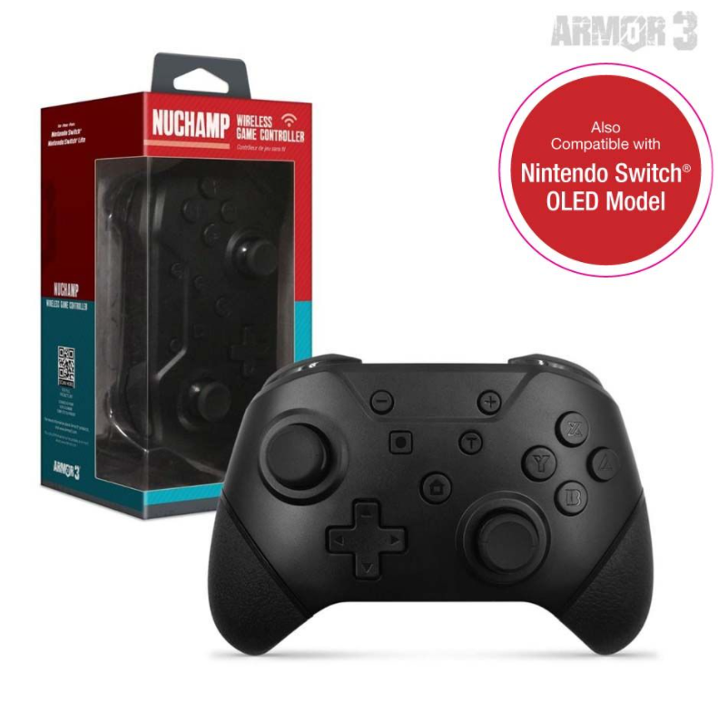 NuChamp Wireless Game Controller (NSW) - Armor3