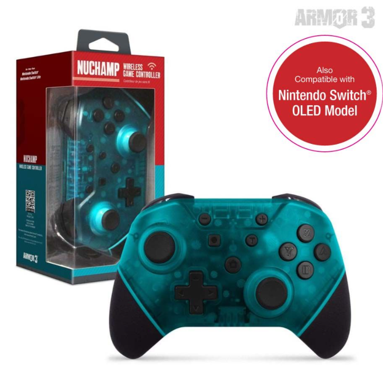 NuChamp Wireless Game Controller (NSW) - Armor3