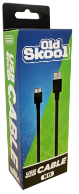 USB-C Charge/Sync Cable for Controllers (PS5 / XSX / NSW) - OLD SKOOL