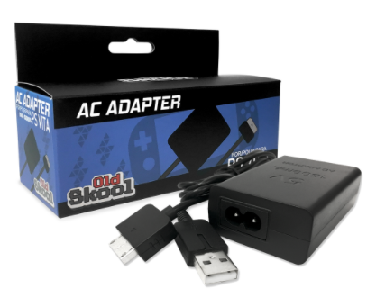 PlayStation Vita AC Adaptor with USB Data (PSV) - OLD SKOOL
