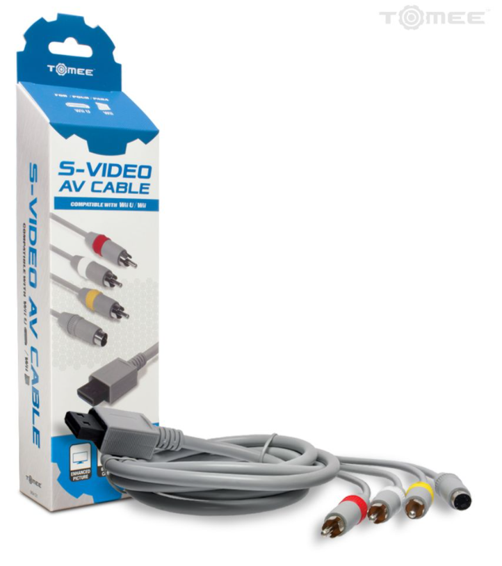 S Video AV Cable (Wii / Wii U) - Tomee