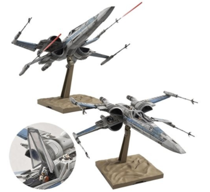 RESISTANCE X-WING STAR FIGHTER "STAR WARS: THE FORCE AWAKENS" BANDAI STAR WARS 1/72 (MODEL KIT)